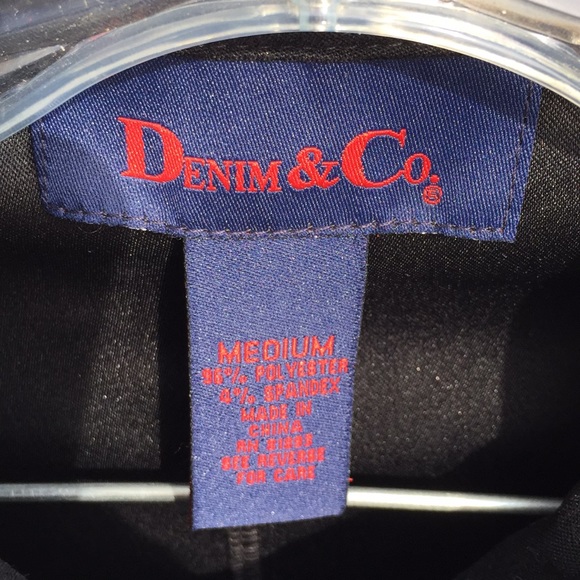 Denim & Co Jacket/Coat Faux Suede Size M - Picture 3 of 5